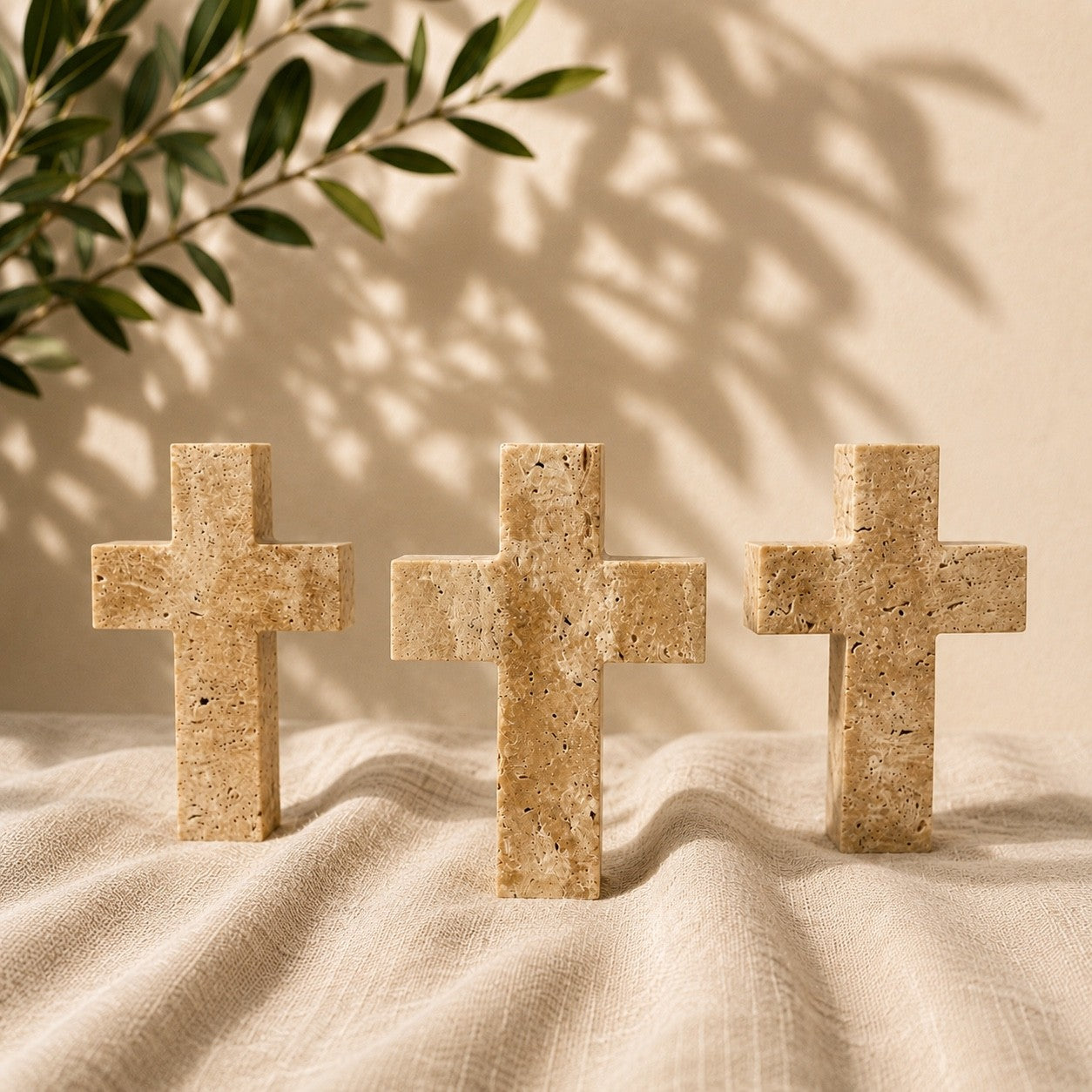 Travertine Cross