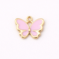 Pink Mini Butterfly Charm