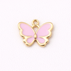 Pink Mini Butterfly Charm