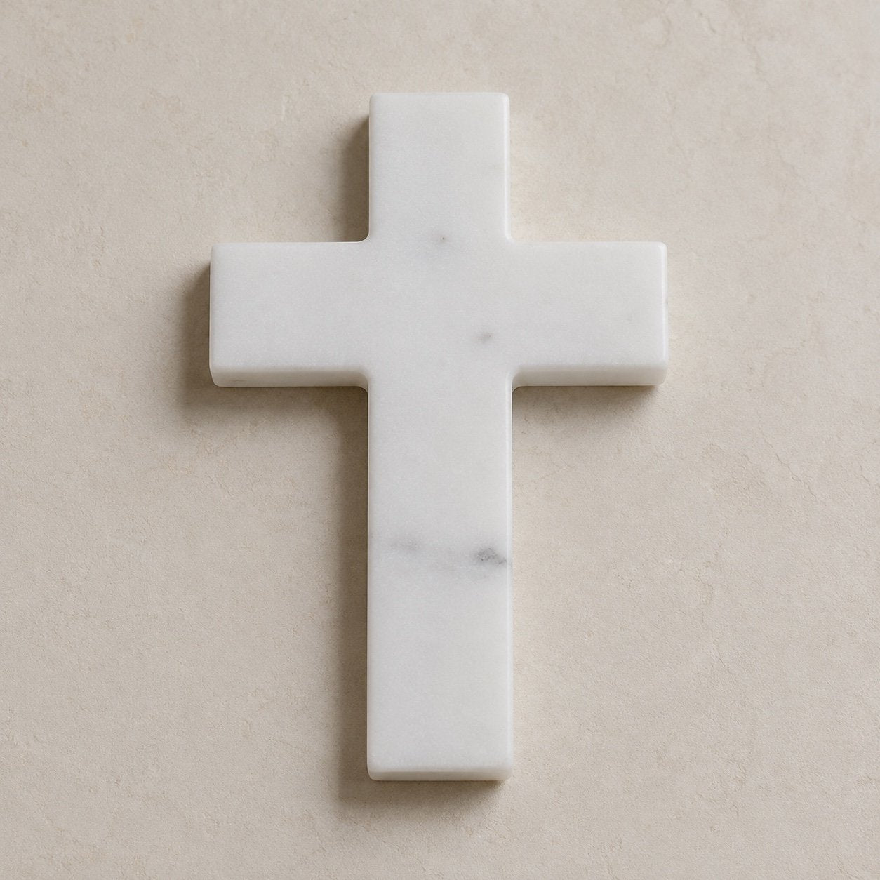 White Marble Cross