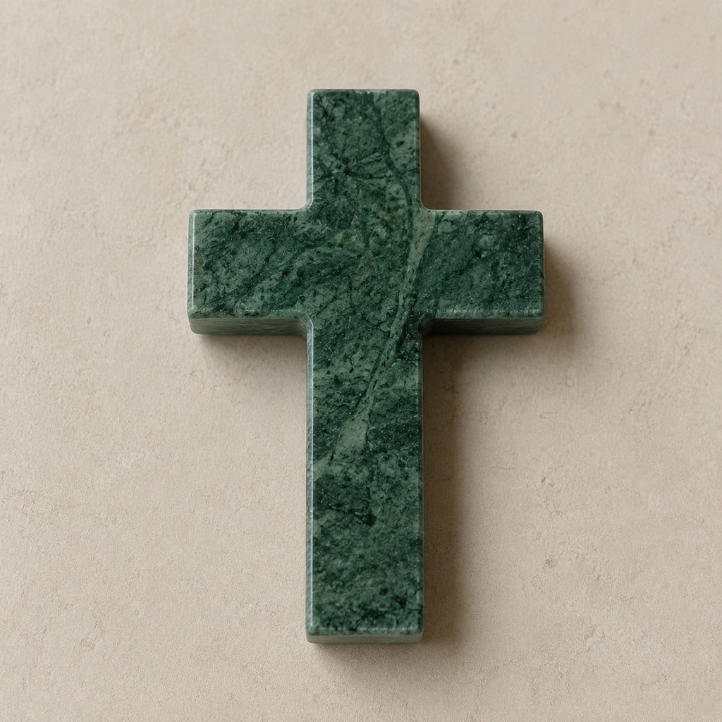 Green Marble Cross