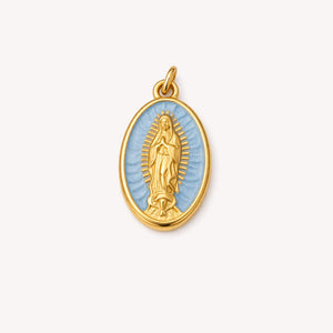 Mother Mary Charm (Blue)