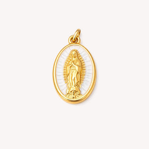 Mother Mary Charm (White)