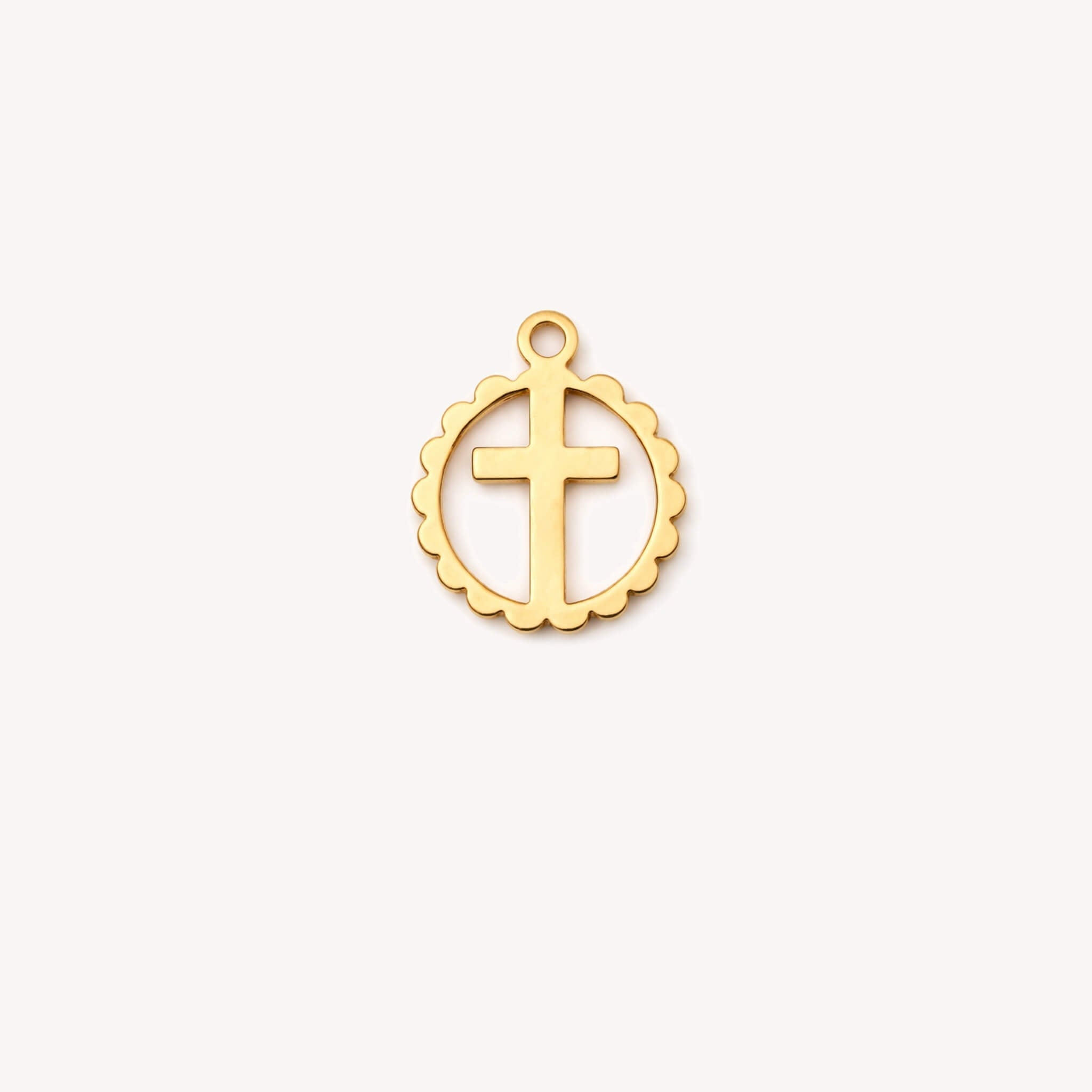 Gold Cross Charm