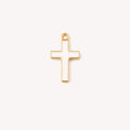 White Cross Charm
