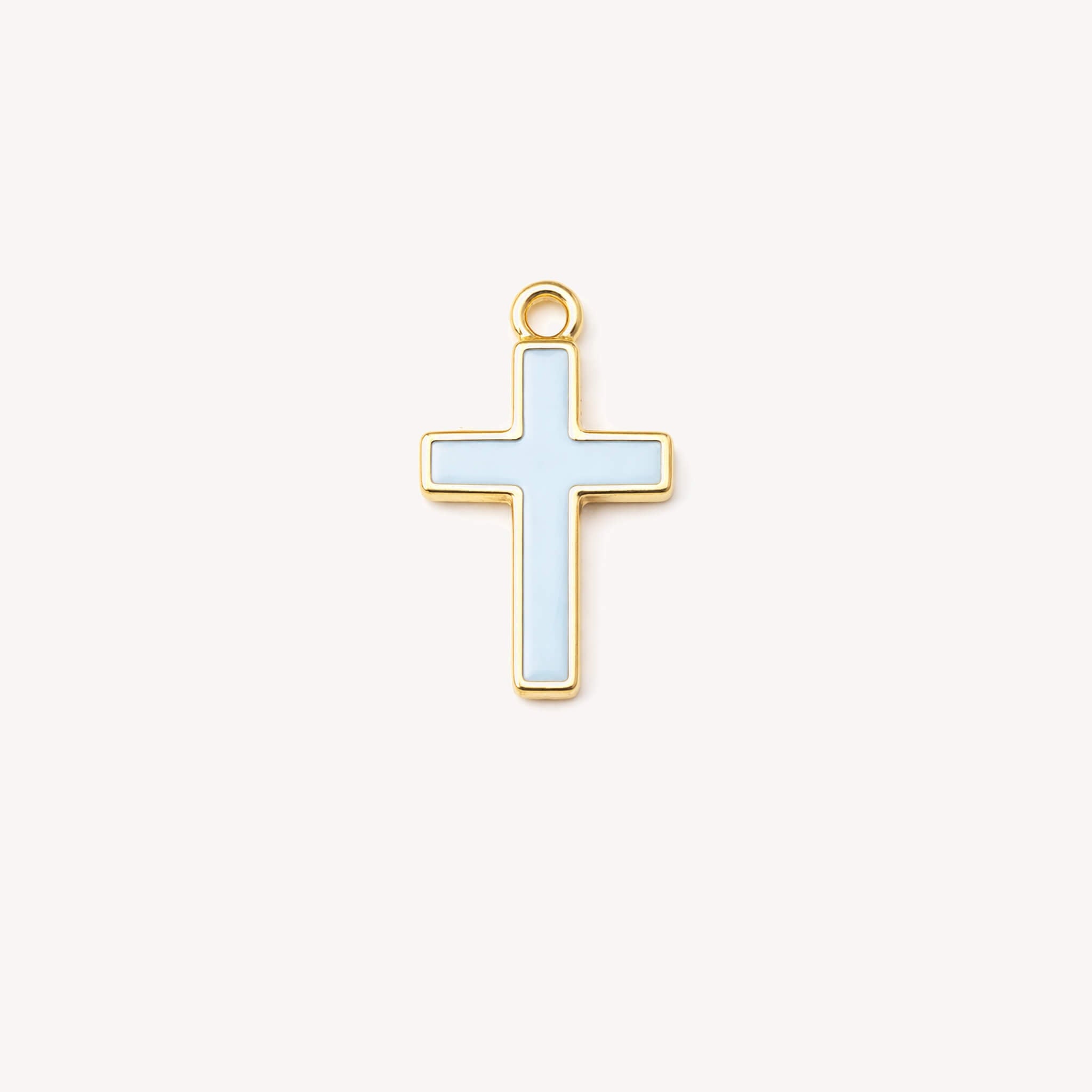 Blue Cross Charm