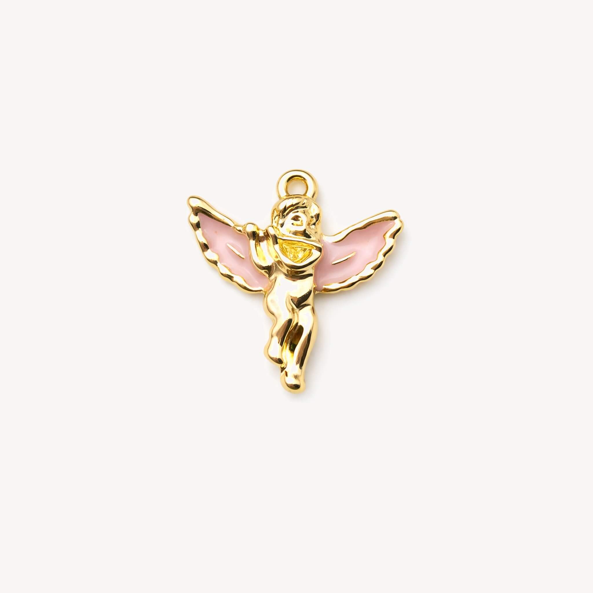 Pink Angel Charm