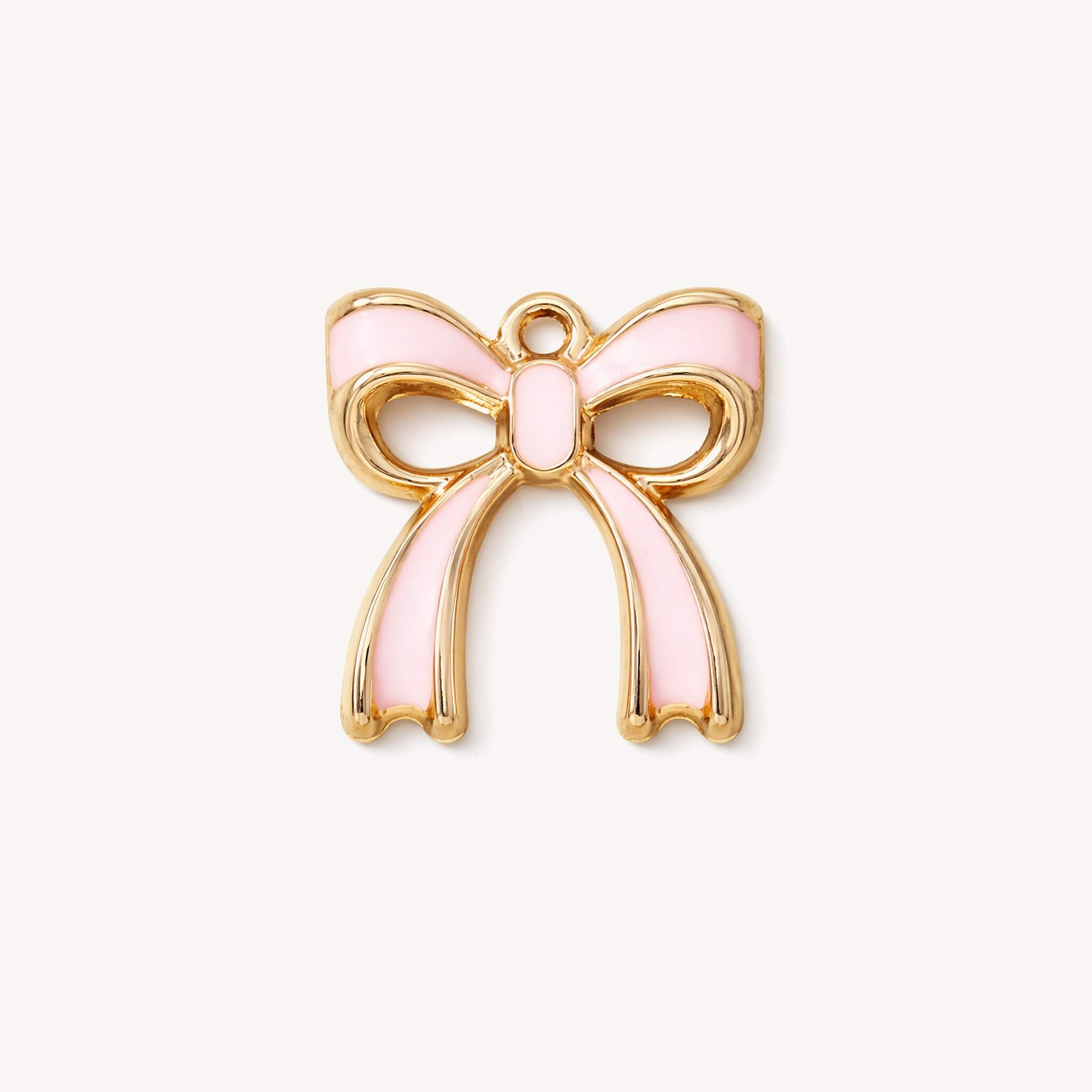 Pink Bow Charm