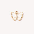 White Mini Butterfly Charm
