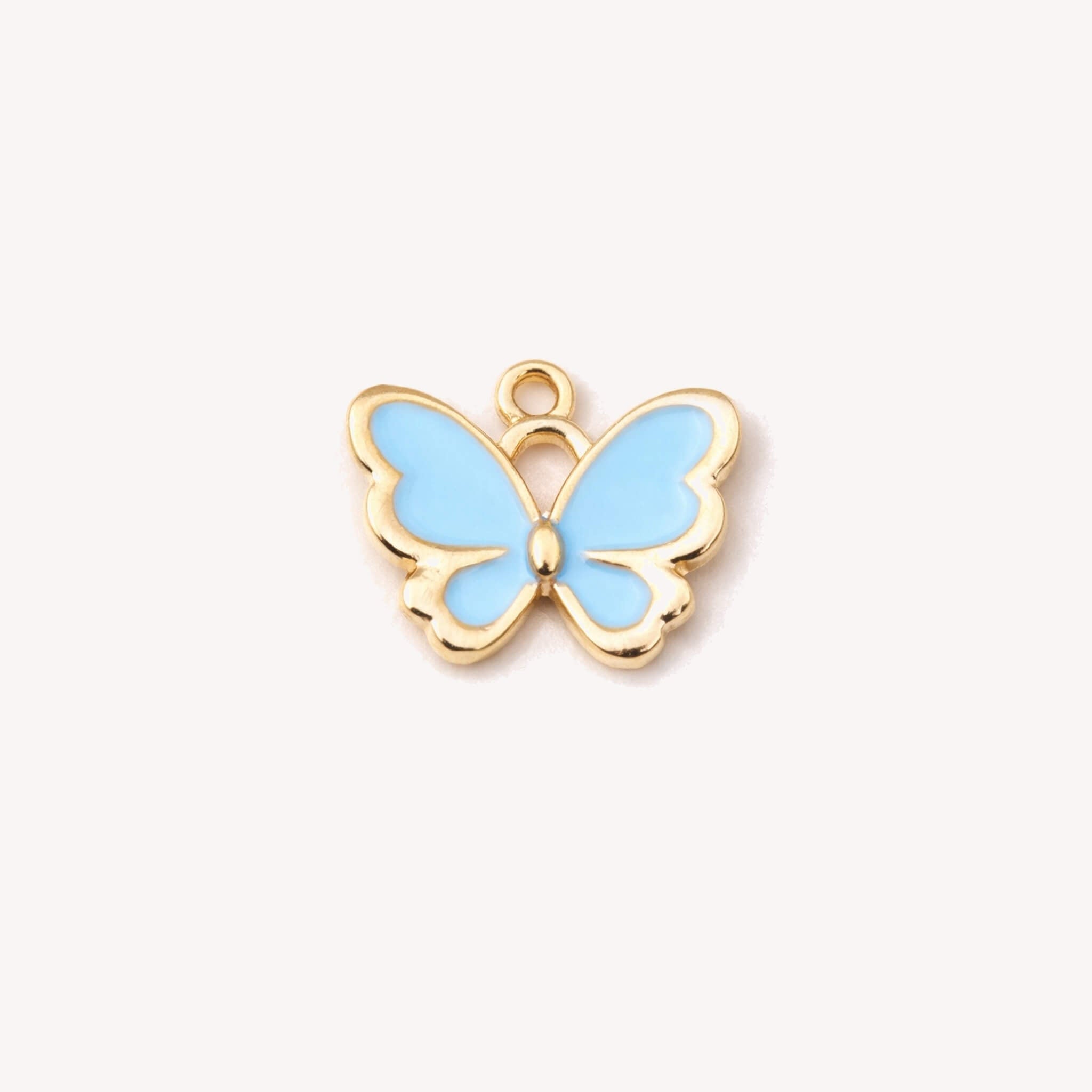 Blue Mini Butterfly Charm
