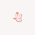 Pink Flying Butterfly Charm