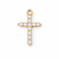 Crystal Cross Charm