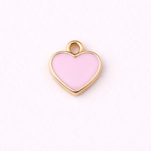 Pink Mini Heart Charm