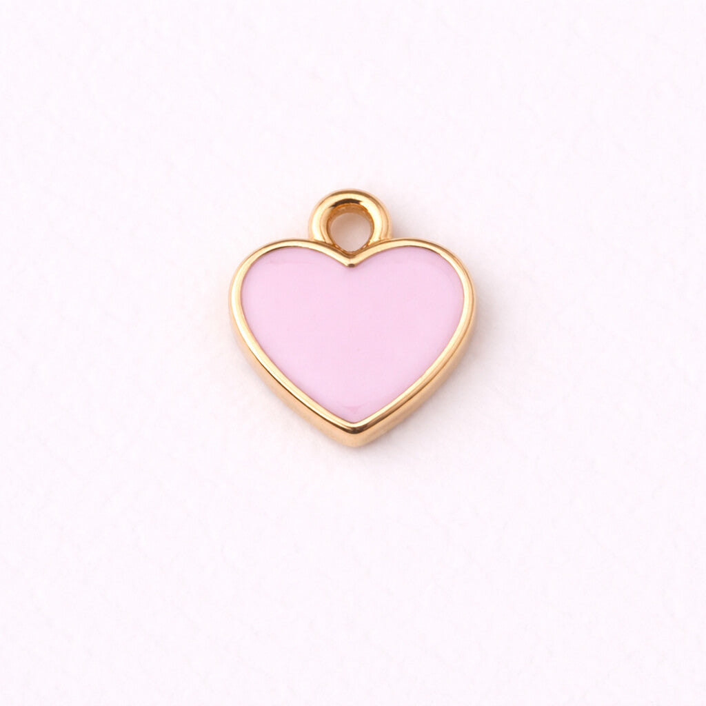 Pink Mini Heart Charm